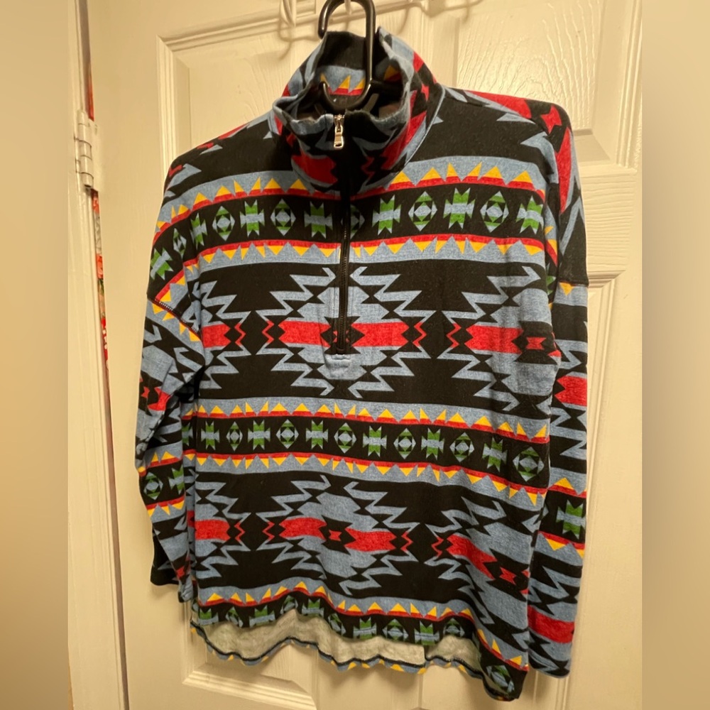 Geometric Southwest Cotton Top